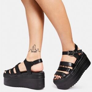 Lamoda See You Again Platform Sandals Size 7